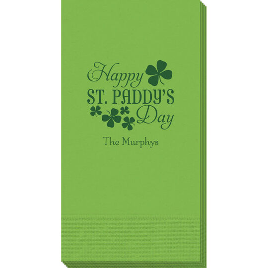 Happy St. Paddy's Day Guest Towels